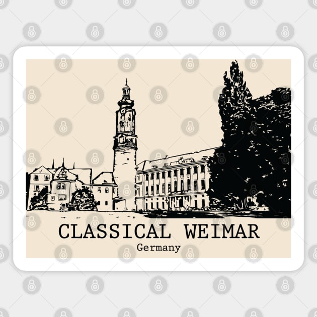 Classical Weimar - Germany Magnet by Lakeric